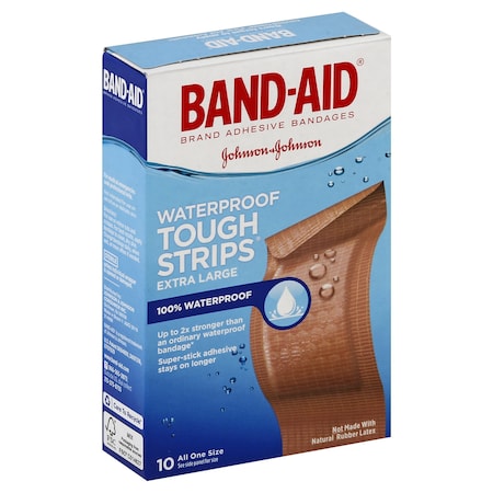 Band-Aid Extra Large Waterproof Tough Strips 280232
